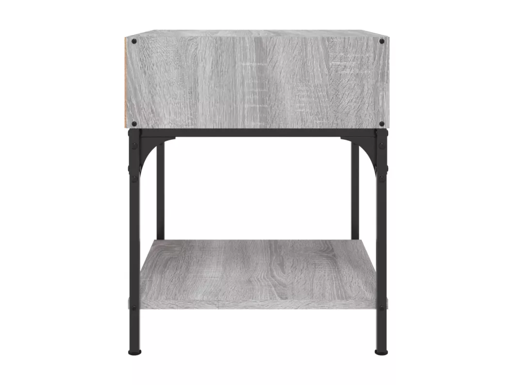 Kauf Unique Nachttische 2 Stk. Grau Sonoma 40x41x50 cm Holzwerkstoff Weihnachtsangebot