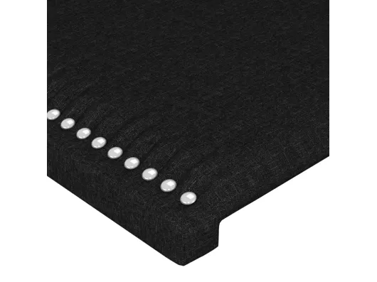 Kauf Unique Kopfteile 2 Stk. Schwarz 80x5x78/88 cm Stoff Lagerräumung