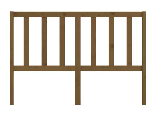 Kauf Unique Kopfteil Honigbraun 126x4x100 cm Massivholz Kiefer Blitzangebot