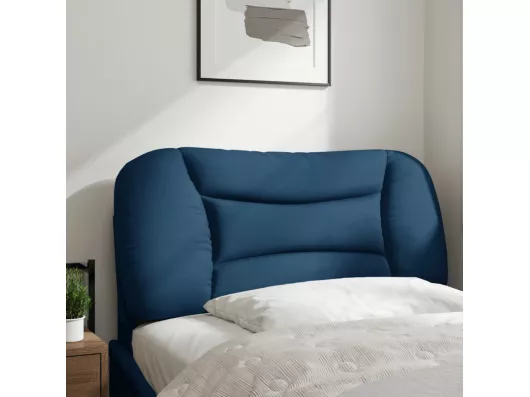 Kauf Unique Kopfteil-Kissen Blau 80 cm Stoff Kauf eins, bekomm eins gratis