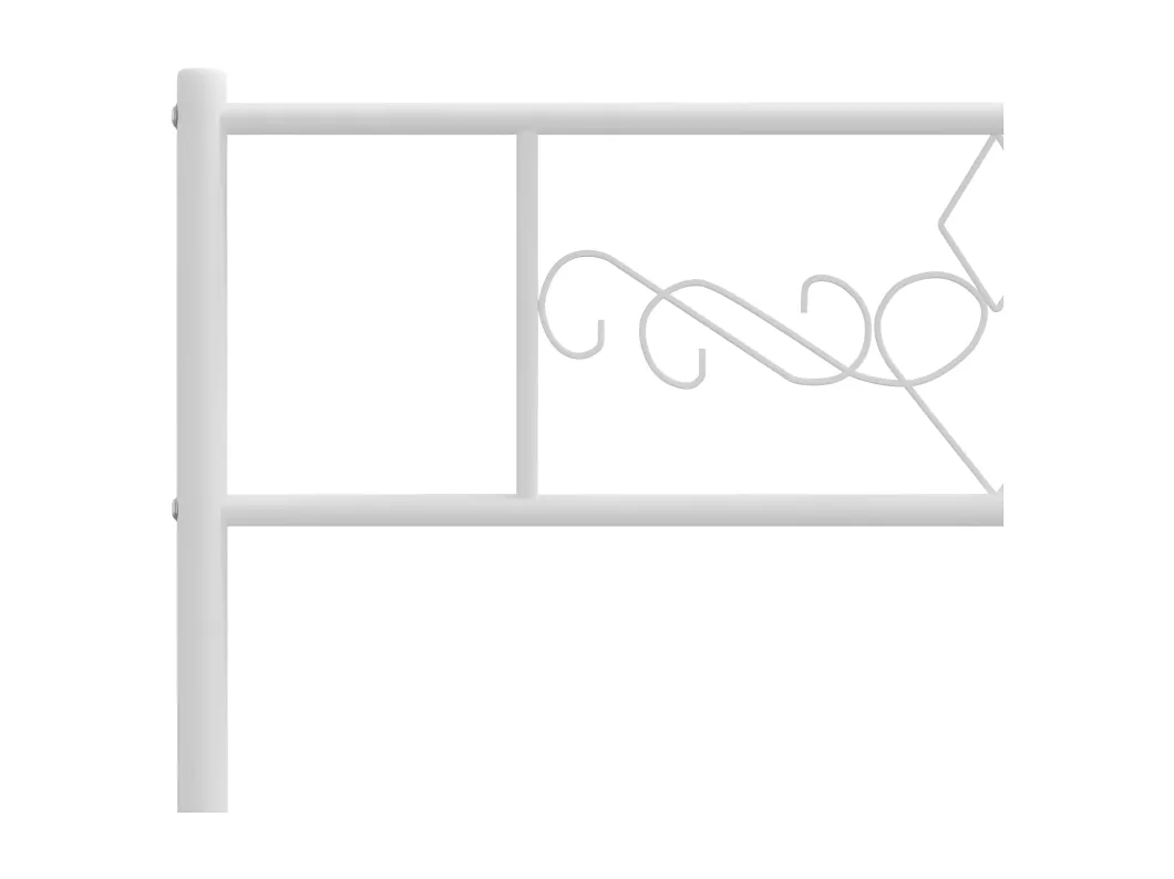 Kauf Unique Kopfteil Metall Weiß 160 cm Tägliche Deals