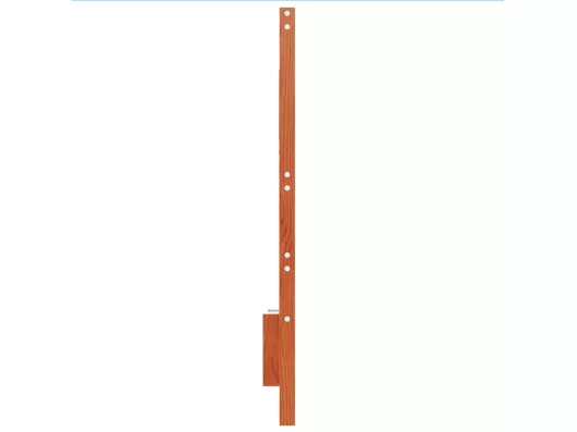 Kauf Unique Kopfteil Wachsbraun 150 cm Massivholz Kiefer Kostenlose Rückgabe