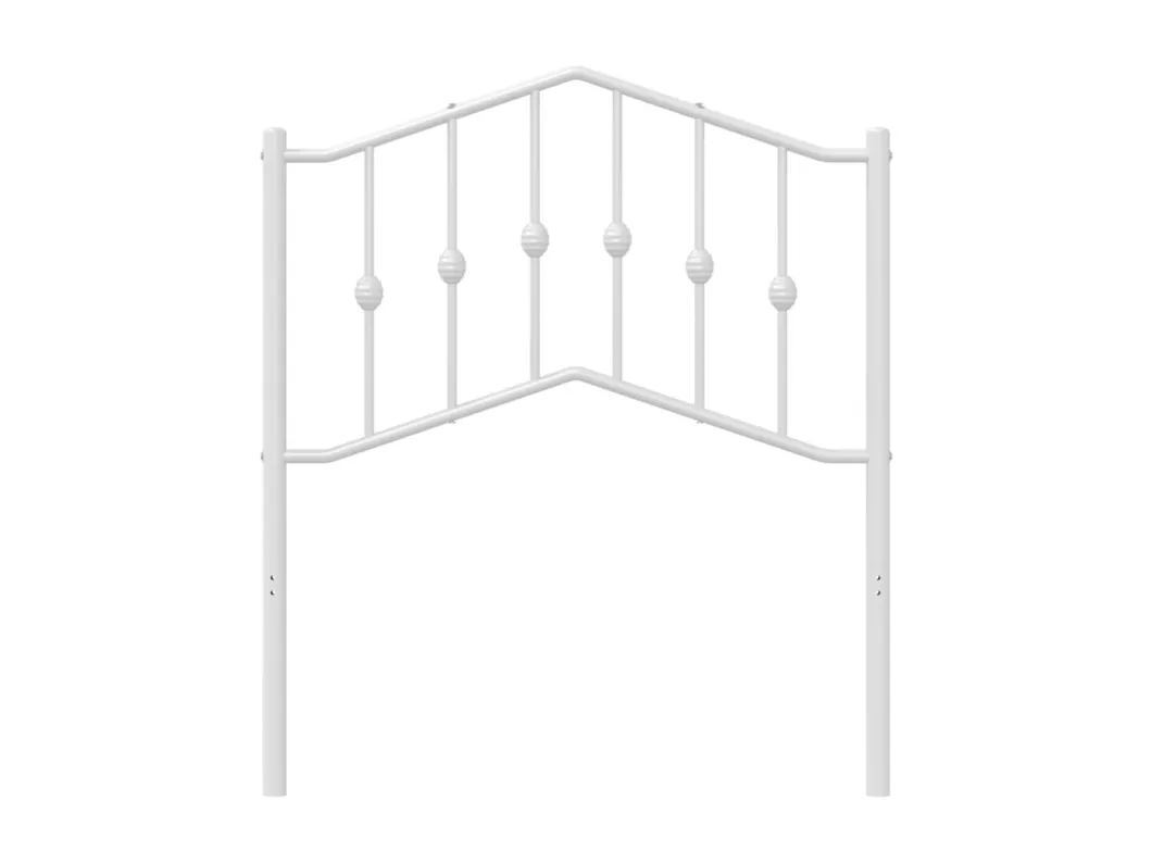 Kauf Unique Kopfteil Metall Weiß 80 cm JETZT KAUFEN