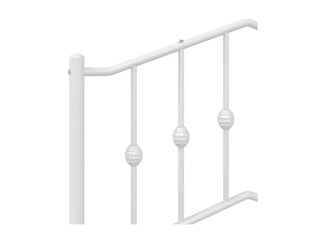 Kauf Unique Kopfteil Metall Weiß 80 cm JETZT KAUFEN