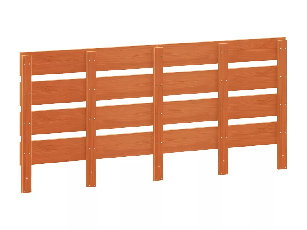 Kauf Unique Kopfteil Wachsbraun 135 cm Massivholz Kiefer Letzter Tag