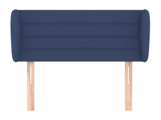 Kauf Unique Kopfteil mit Ohren Blau 103x23x78/88 cm Stoff Bis zu 50% Rabatt