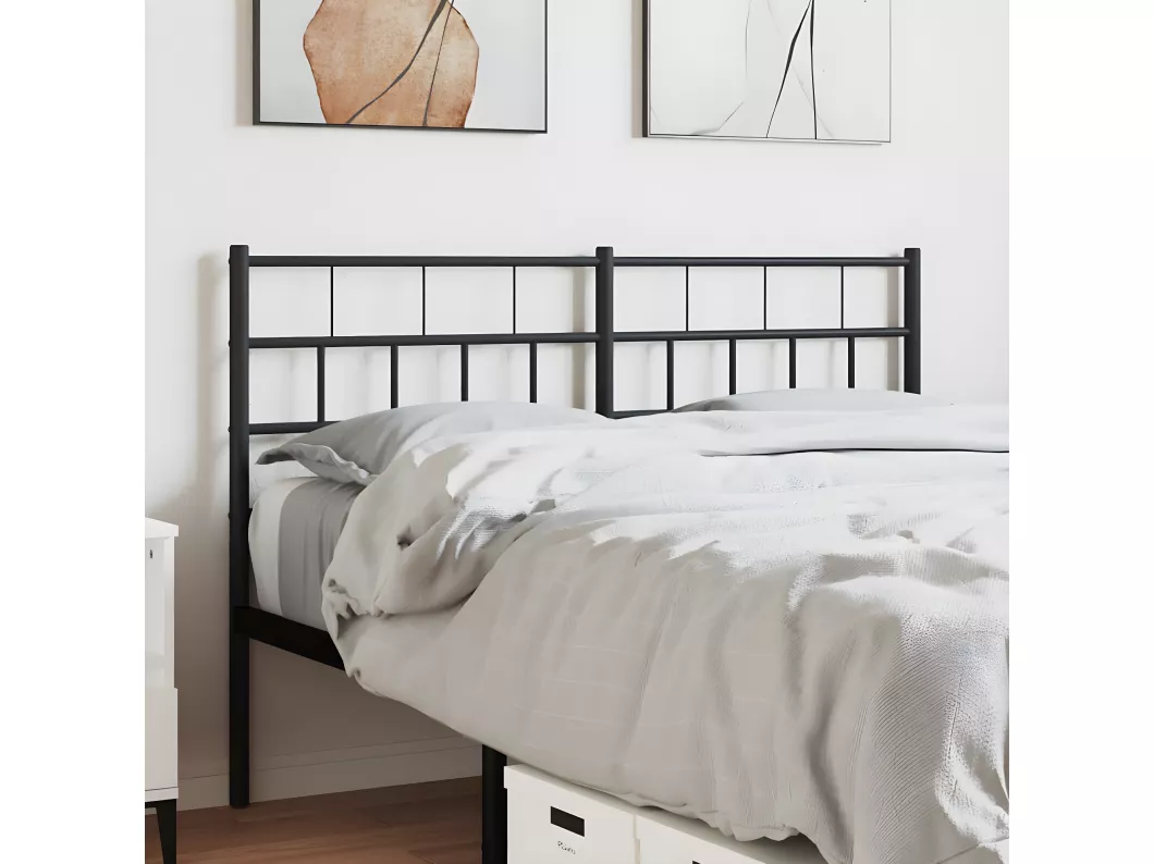 Kauf Unique Kopfteil Metall Schwarz 150 cm