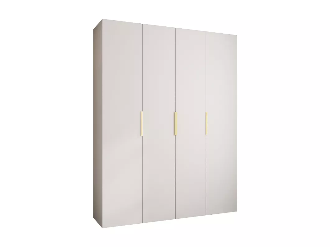 Kauf Unique Drehtürenschrank Como 4 245,5/190/50 4-türig (Weiß/Gold)