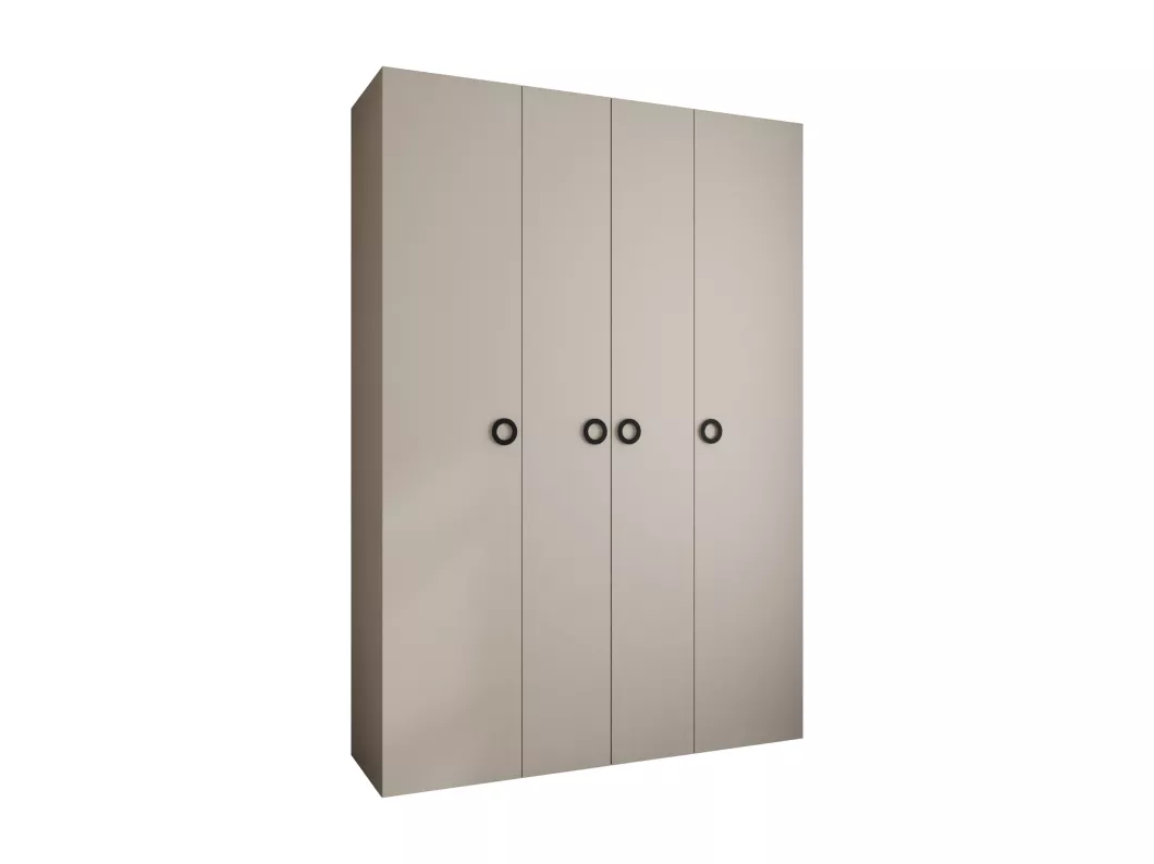 Kauf Unique Drehtürenschrank Como 1 245,5/170/40 4-türig (Kaschmir/Schwarz)