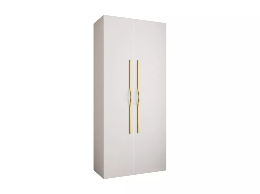 Kauf Unique Drehtürenschrank Como 2 245,5/110/50 2-türig (Weiß/Gold)