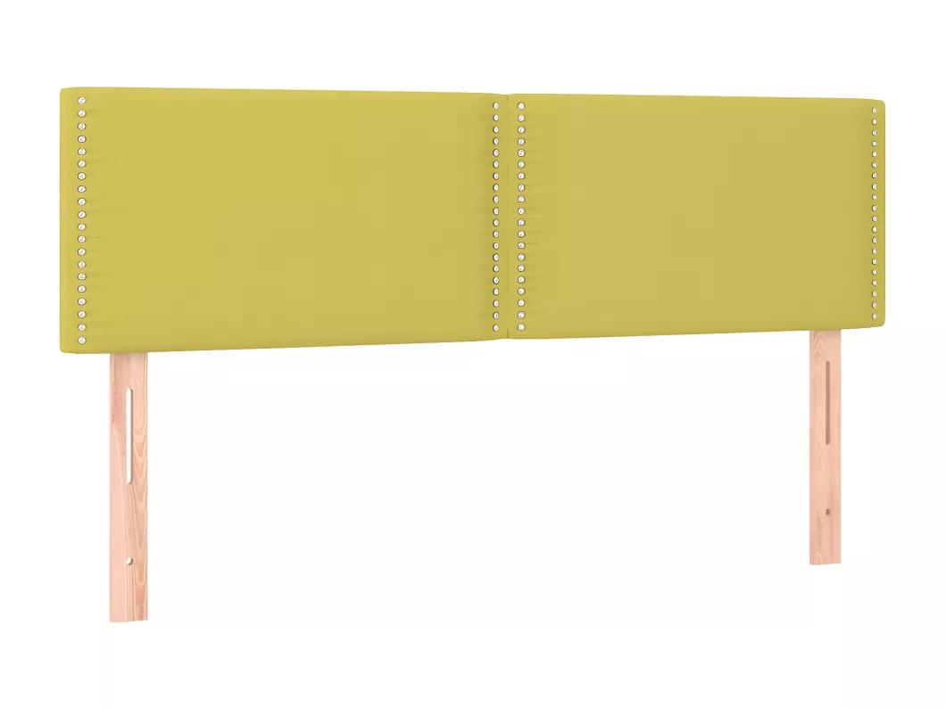Kauf Unique LED Kopfteil Grün 144x5x78/88 cm Stoff Kostenloser Versand