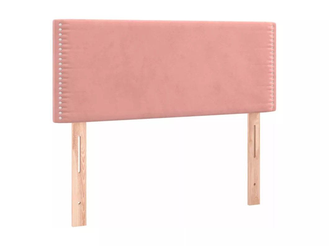 Kauf Unique LED Kopfteil Rosa 90x5x78/88 cm Samt Fabrik Onlineshop