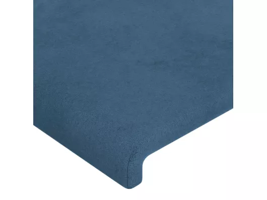 Kauf Unique Kopfteile 2 Stk. Dunkelblau 80x5x78/88 cm Samt Fabrikpreis