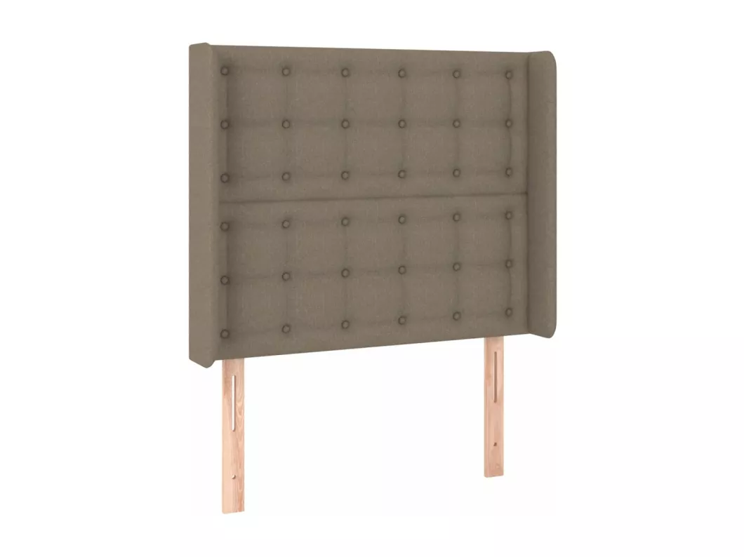 Kauf Unique LED Kopfteil Taupe 83x16x118/128 cm Stoff Sonderangebot