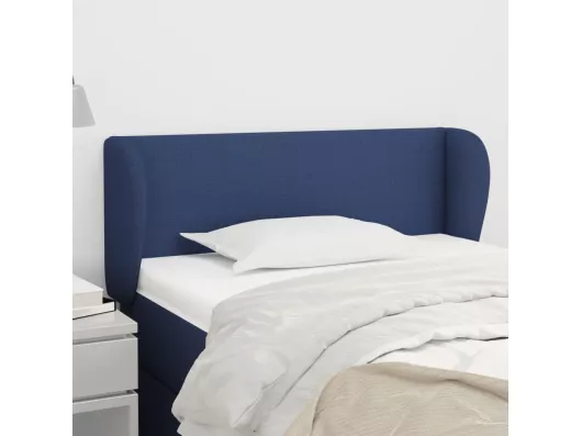 Kauf Unique Kopfteil mit Ohren Blau 83x23x78/88 cm Stoff