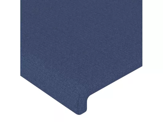 Kauf Unique Kopfteil mit Ohren Blau 83x23x78/88 cm Stoff Versandkostenfrei