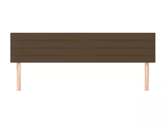 Kauf Unique Kopfteile 2 Stk. Dunkelbraun 80x5x78/88 cm Stoff Online Shopping