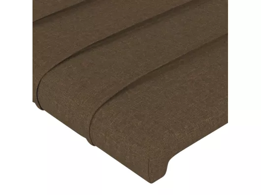 Kauf Unique Kopfteile 2 Stk. Dunkelbraun 80x5x78/88 cm Stoff Online Shopping