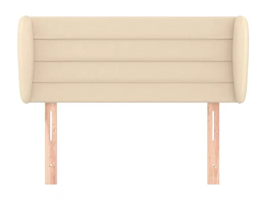 Kauf Unique Kopfteil mit Ohren Creme 93x23x78/88 cm Stoff Exklusivangebot