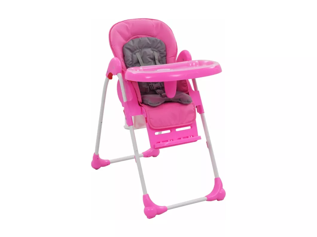 Kauf Unique Baby-Hochstuhl Rosa und Grau