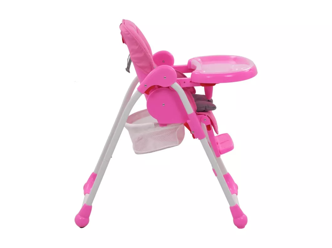 Kauf Unique Baby-Hochstuhl Rosa und Grau Saisonschlussverkauf