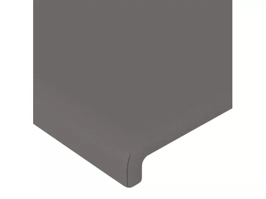 Kauf Unique LED Kopfteil Grau 160x5x78/88 cm Kunstleder Cyber Monday