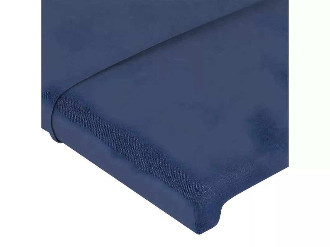 Kauf Unique LED Kopfteil Blau 144x5x78/88 cm Stoff Osterangebot