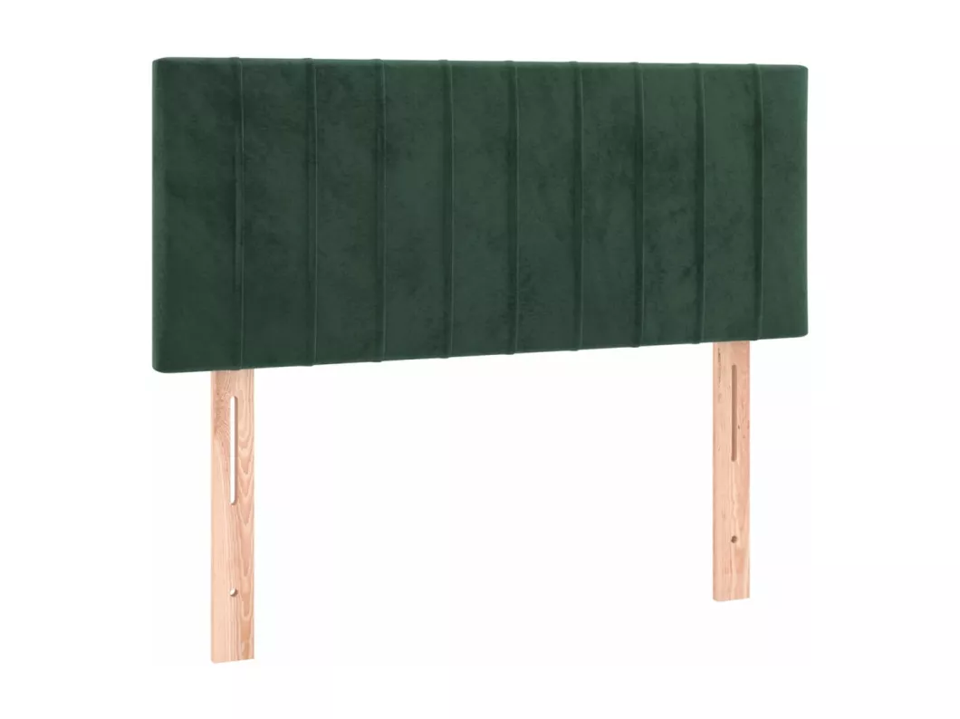 Kauf Unique LED Kopfteil Dunkelgrün 100x5x78/88 cm Samt Muttertagsangebot
