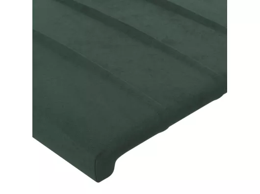Kauf Unique LED Kopfteil Dunkelgrün 100x5x78/88 cm Samt Muttertagsangebot