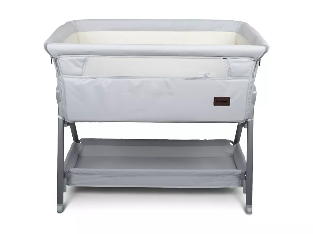 Kauf Unique Baninni Baby Zustellbett Elia 92x55x82 cm Hellgrau Valentinstagsangebot