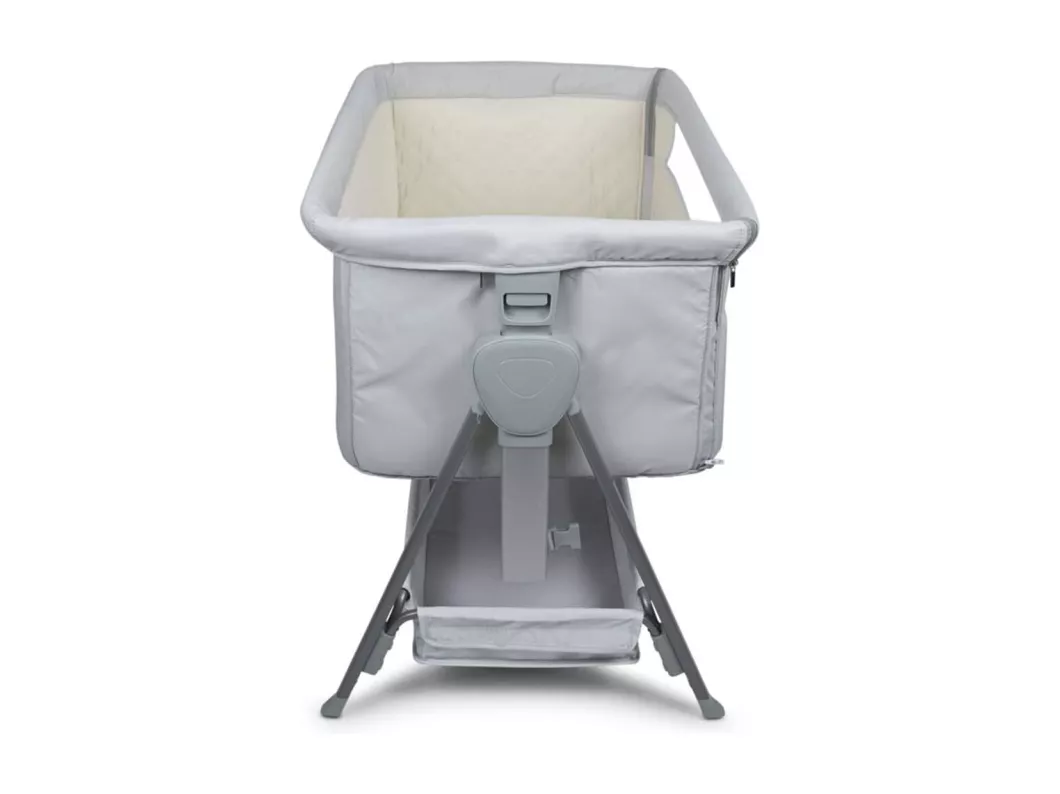 Kauf Unique Baninni Baby Zustellbett Elia 92x55x82 cm Hellgrau Valentinstagsangebot