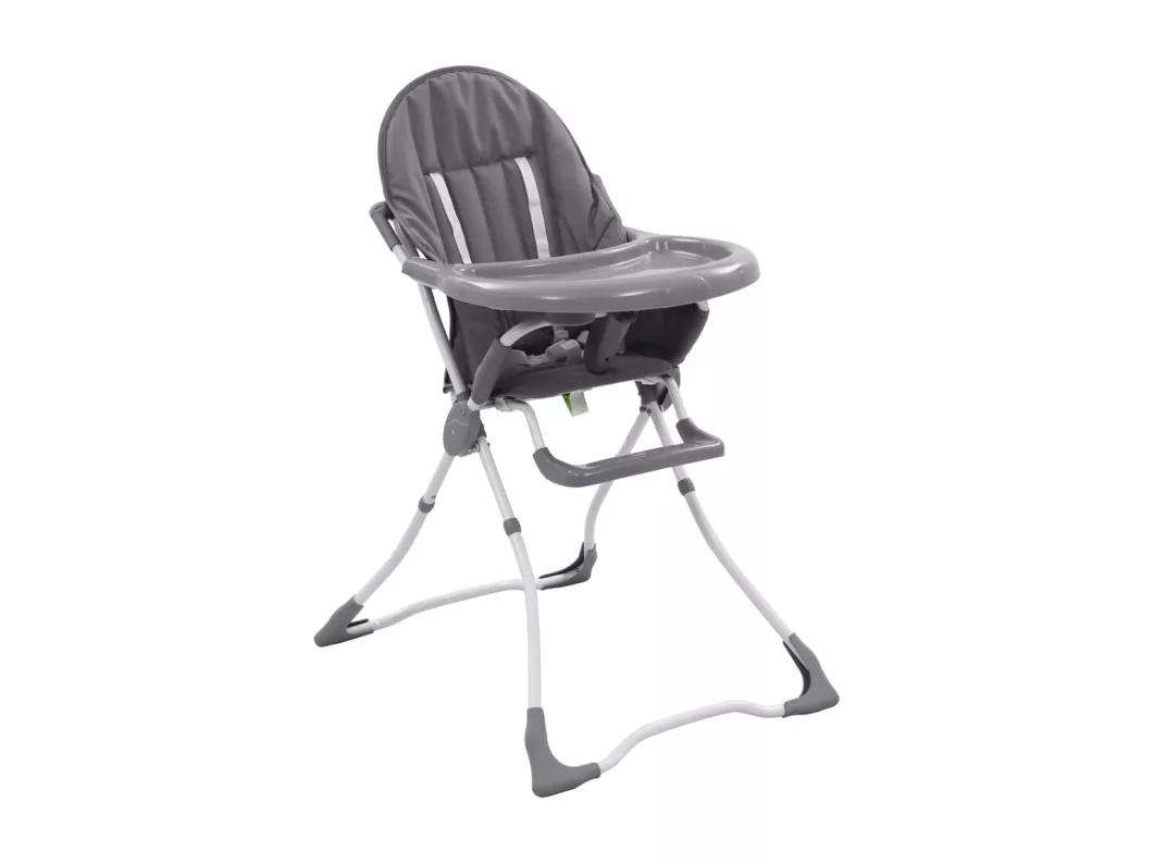 Kauf Unique Baby-Hochstuhl Grau und Weiß Heißer Verkauf