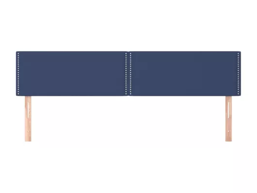 Kauf Unique Kopfteile 2 Stk. Blau 90x5x78/88 cm Stoff Top Angebot