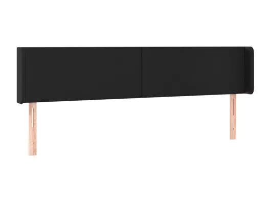 Kauf Unique LED Kopfteil Schwarz 163x16x78/88 cm Kunstleder Zeitlich begrenztes Angebot