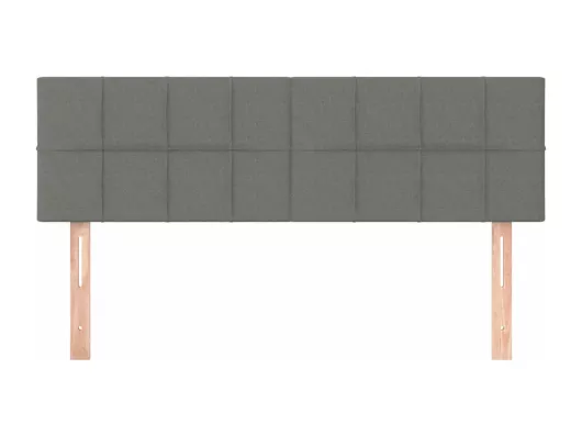 Kauf Unique LED Kopfteil Dunkelgrau 144x5x78/88 cm Stoff Blitzangebot