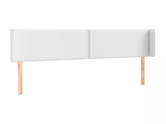 Kauf Unique LED Kopfteil Weiß 163x16x78/88 cm Kunstleder Saisonale Angebote