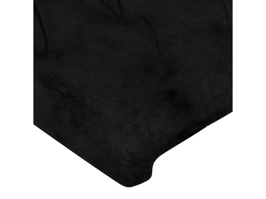 Kauf Unique Kopfteil mit Ohren Schwarz 83x23x78/88 cm Stoff Tägliche Deals