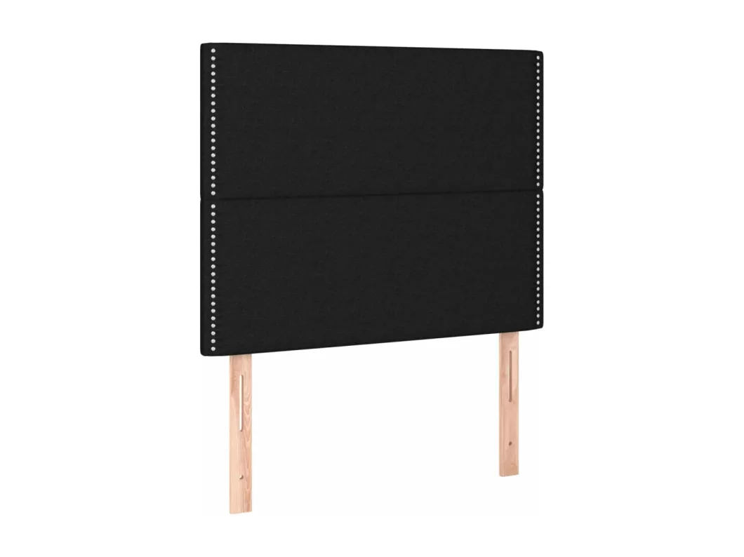 Kauf Unique LED Kopfteil Schwarz 80x5x118/128 cm Stoff Riesige Ersparnisse
