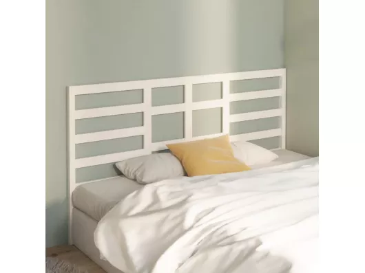 Kauf Unique Bett-Kopfteil Weiß 186x4x104 cm Massivholz Kiefer Begrenzte Freigabe