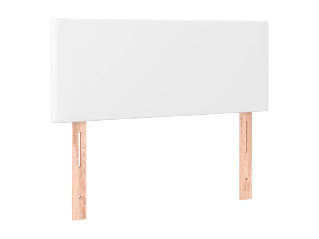 Kauf Unique LED Kopfteil Weiß 80x5x78/88 cm Kunstleder Neueste Stile