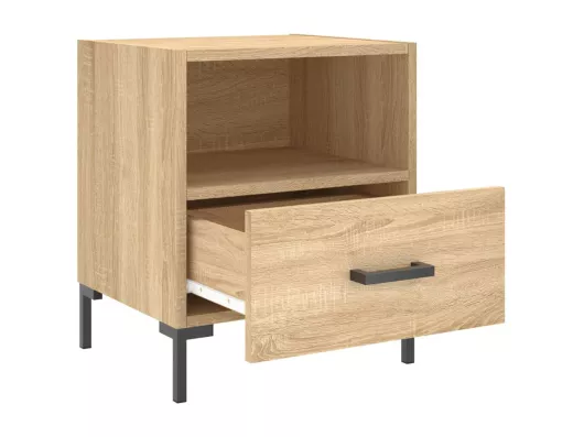 Kauf Unique Nachttische 2 Stk. Sonoma-Eiche 40x35x47,5 cm Holzwerkstoff Vierteljährliche Förderung