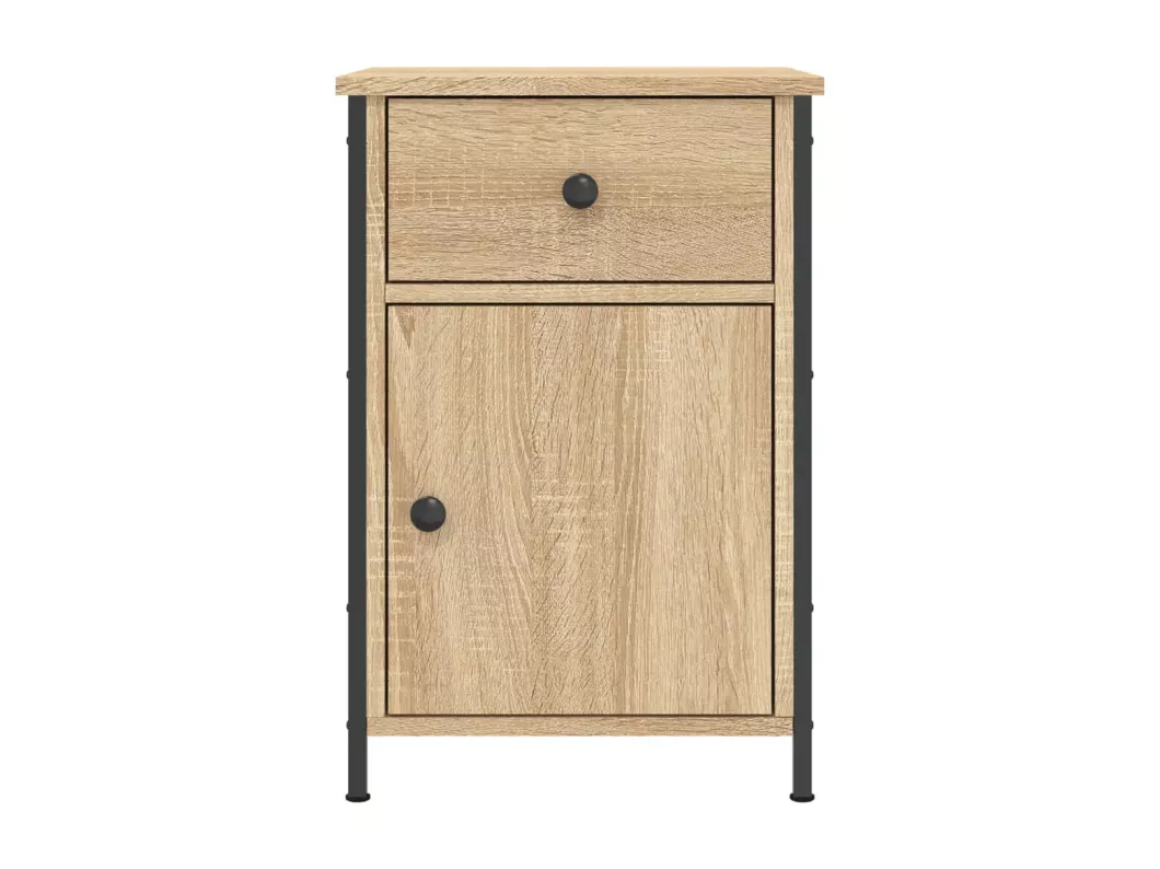 Kauf Unique Nachttische 2 Stk. Sonoma-Eiche 40x42x60 cm Holzwerkstoff Bis zu 55% Rabatt