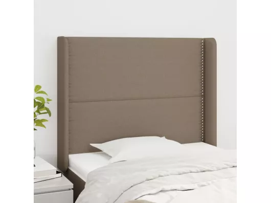 Kauf Unique Kopfteil mit Ohren Taupe 93x16x118/128 cm Stoff