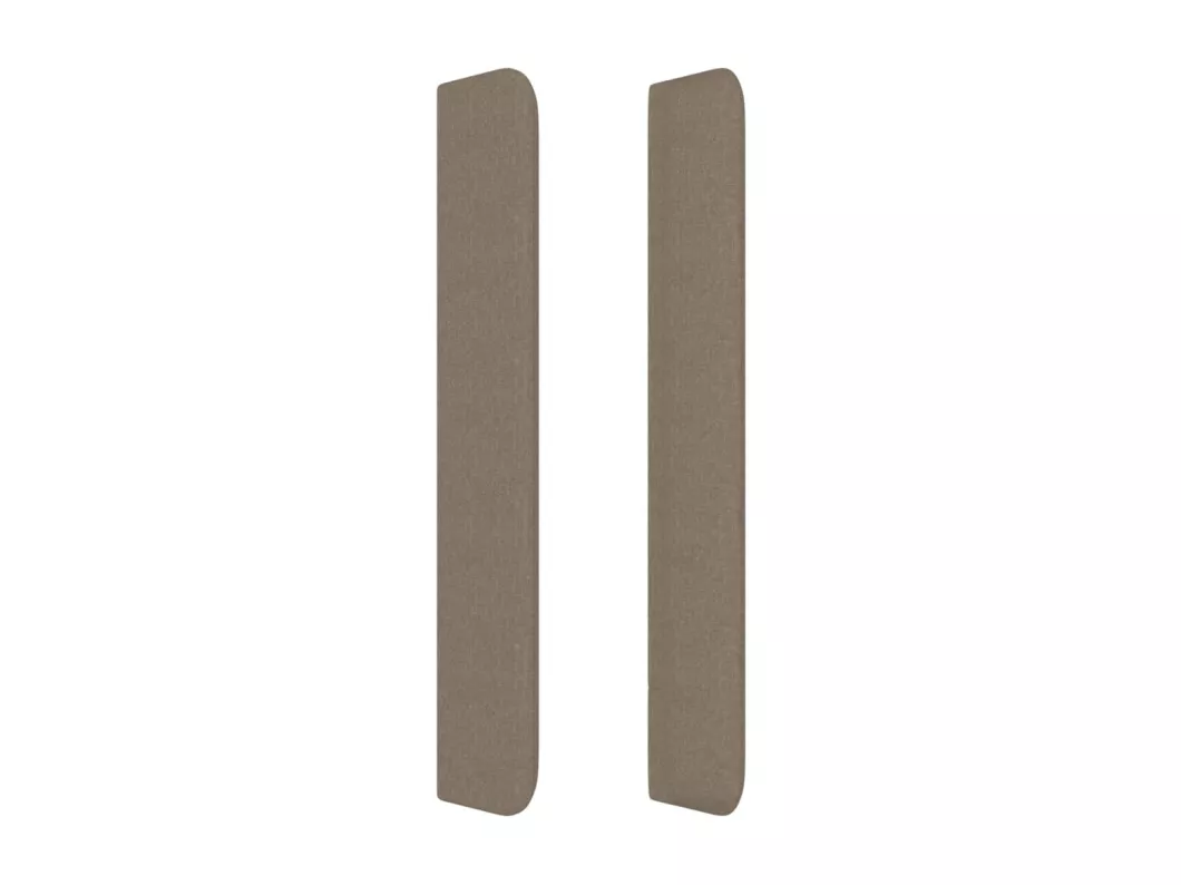 Kauf Unique Kopfteil mit Ohren Taupe 93x16x118/128 cm Stoff Super Rabatt