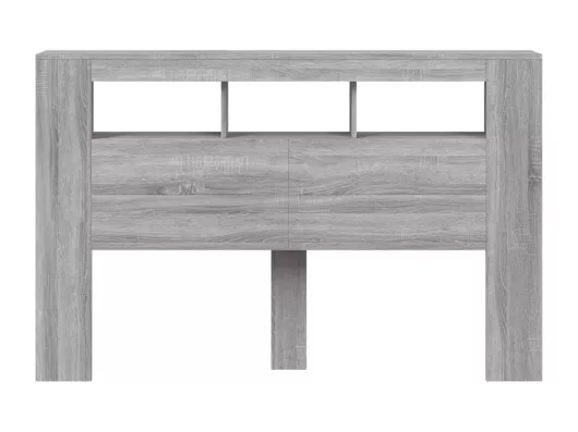 Kauf Unique LED-Kopfteil Grau Sonoma 160x18,5x103,5 cm Holzwerkstoff Rabatte dieses Monats