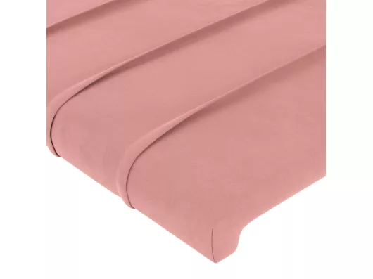 Kauf Unique Kopfteil mit Ohren Rosa 93x23x118/128 cm Samt Auslauf