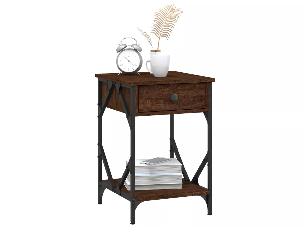 Kauf Unique Nachttische 2 Stk. Braun Eichen-Optik 40x42x60 cm Holzwerkstoff Meist gekauft