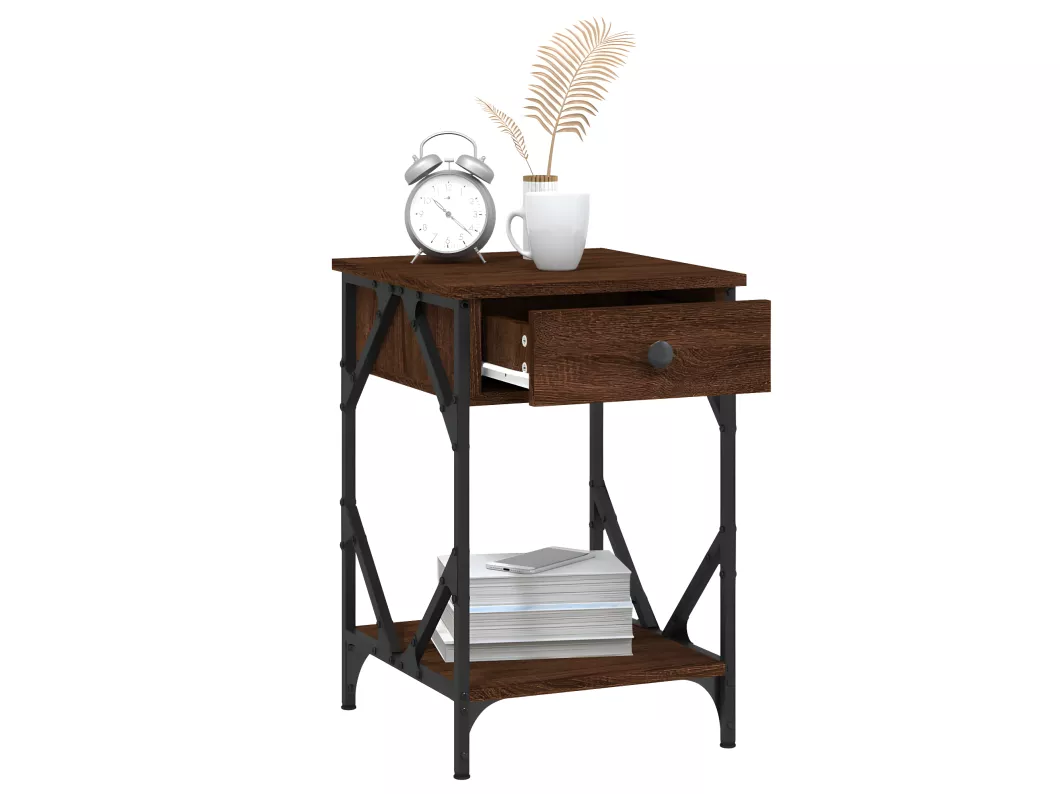 Kauf Unique Nachttische 2 Stk. Braun Eichen-Optik 40x42x60 cm Holzwerkstoff Meist gekauft
