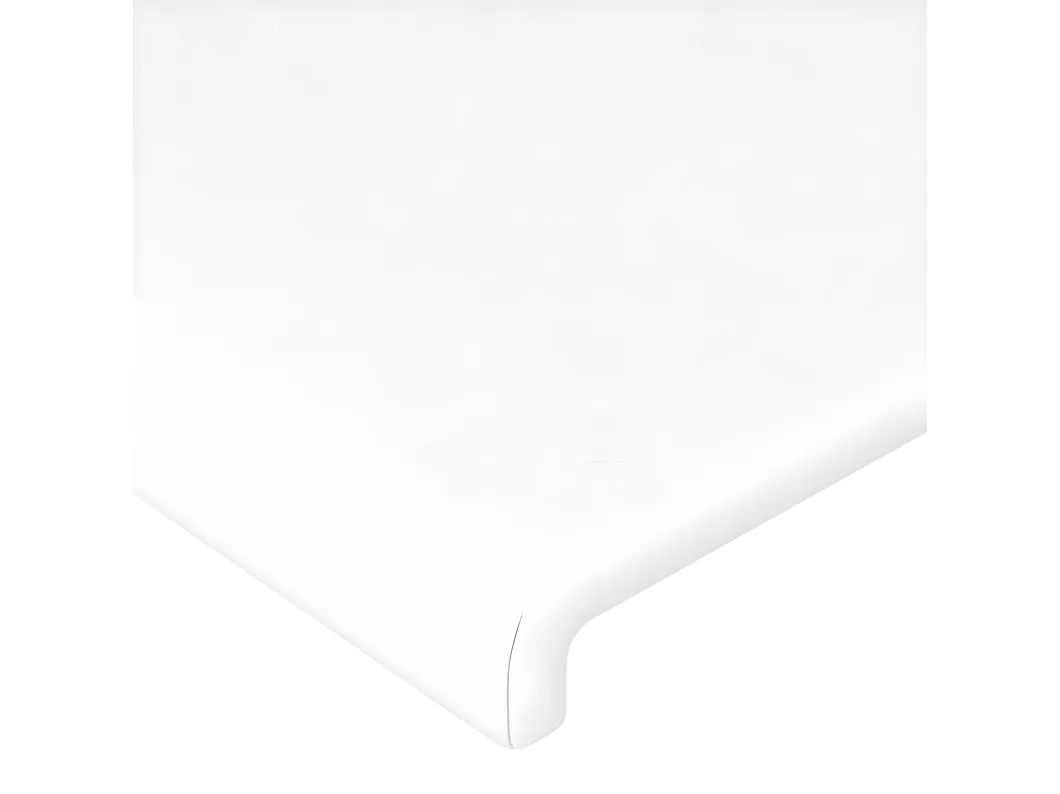 Kauf Unique Kopfteil mit Ohren Weiß 103x23x118/128 cm Kunstleder Flash Sale