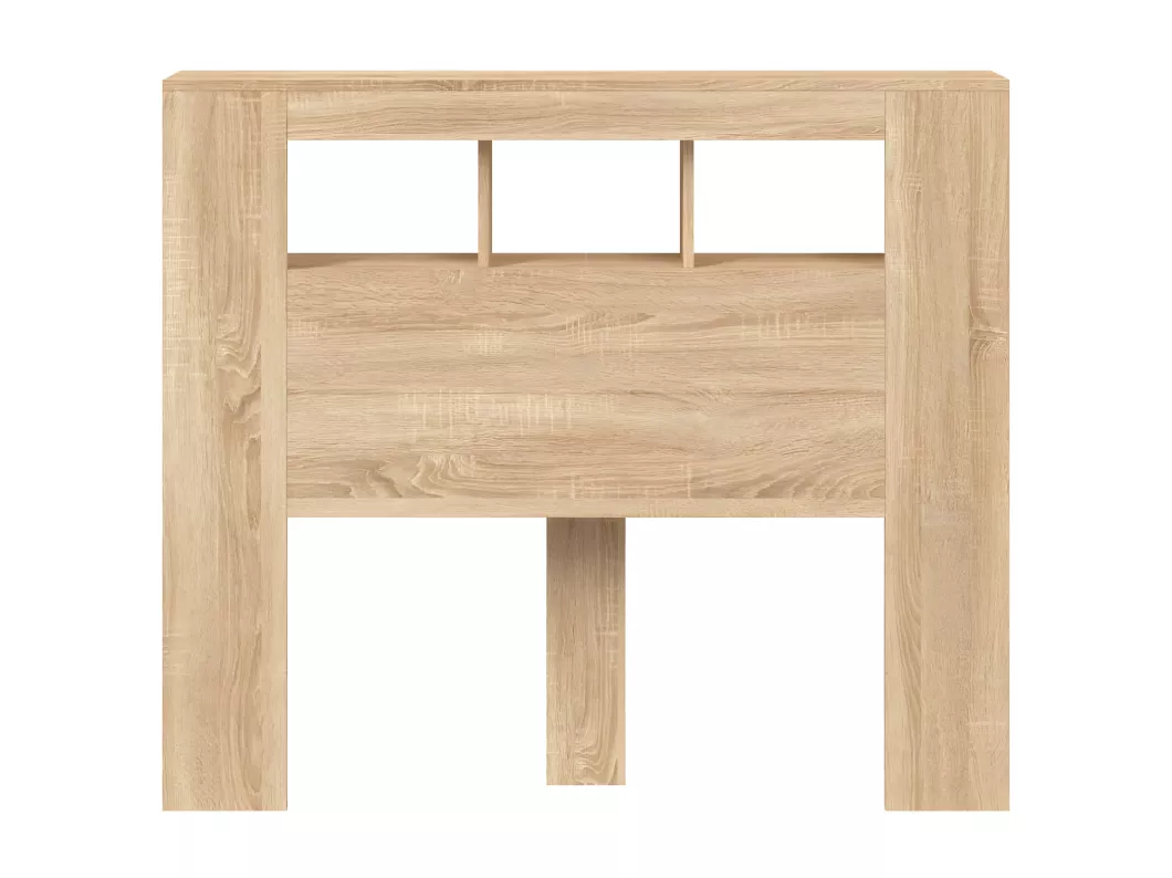 Kauf Unique LED-Kopfteil Sonoma Eiche 120x18,5x103,5 cm Holzwerkstoff Osterangebot